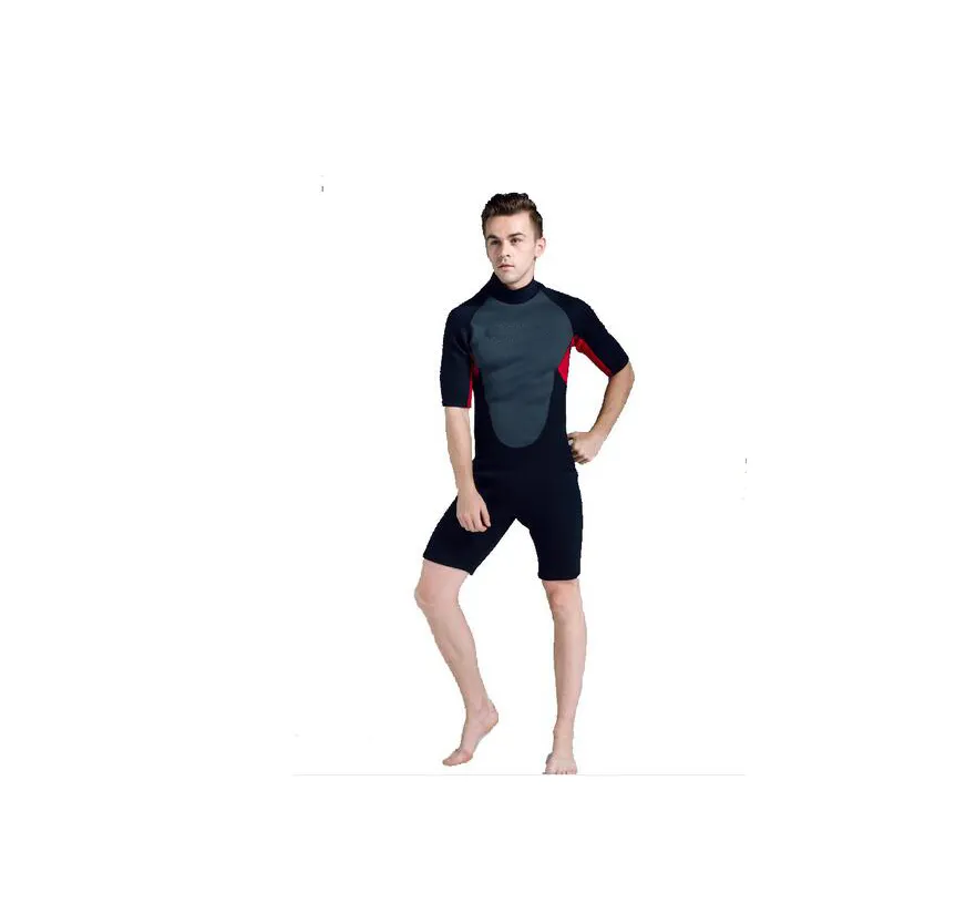 Muta da sub in lycra da donna per uomo, muta a gamba corta per surf e snorkeling