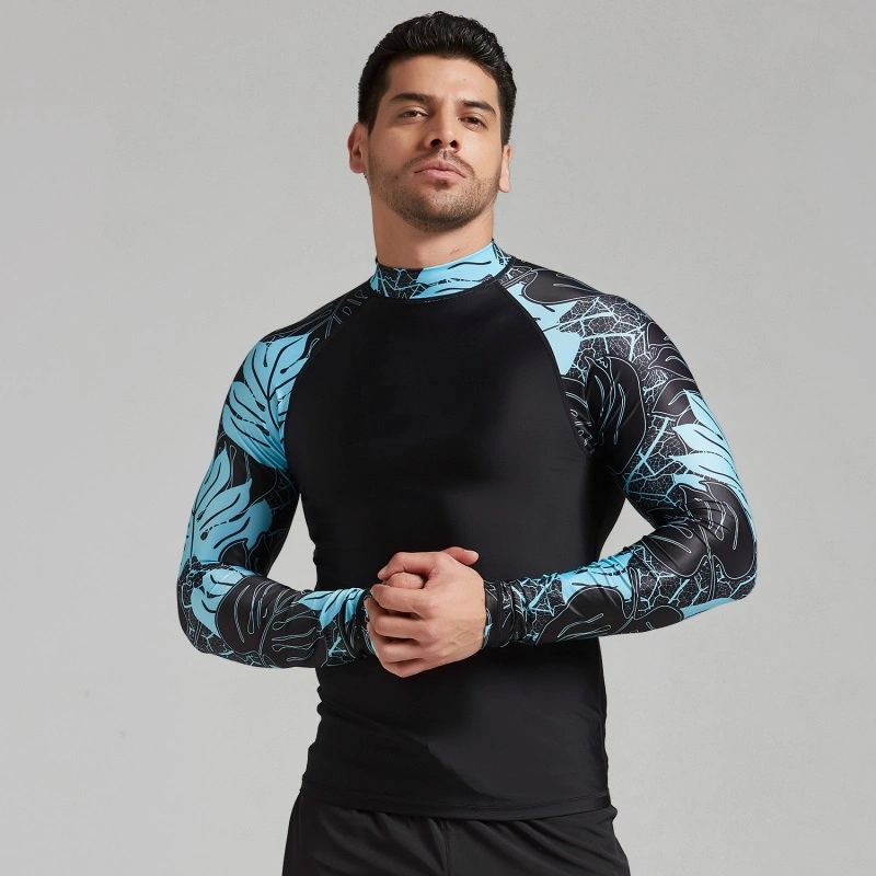 Sun Protection Upf 50+ UV Long Sleeve Dri-Fit Rashguard for Running, Fishing, Hiking