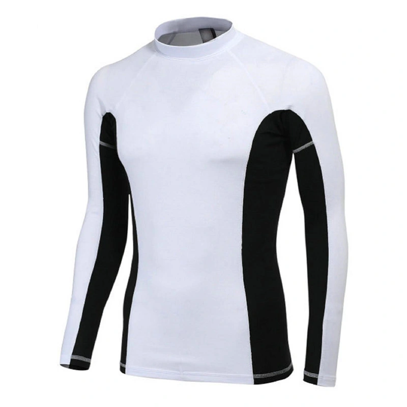 Kayak Rashguards Long Sleeve Elastic Round Neck Upf 50+ Rash Guard for Swimwear