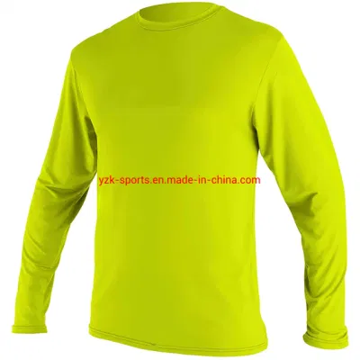 Rash Guard Upf+ da surf a maniche lunghe in nylon spandex per ragazzi