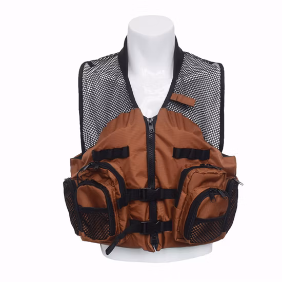 Giubbotto da pesca multifunzionale Giubbotto di salvataggio di sicurezza universale Impermeabile Maglia in poliestere ad asciugatura rapida Sopravvivenza all'aperto Uomo Donna Escursionismo Giubbotti da pesca Bl15358