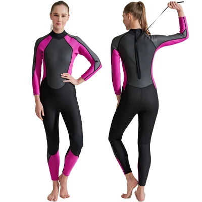 Muta da sub e snorkeling da 3 mm da donna in tessuto neoprene premium ad alta elasticità