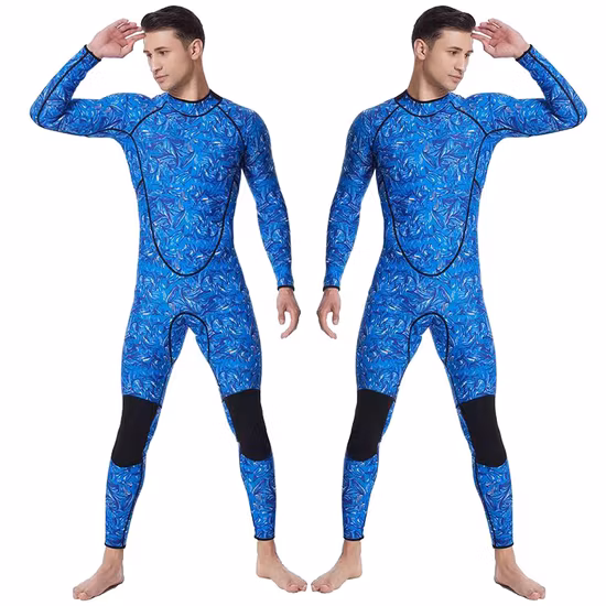Muta in neoprene da 3 mm Camouflage Manica lunga Abbigliamento sportivo da sub per uomo